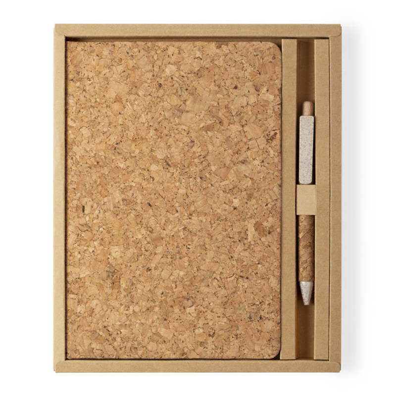 Set de carnets en liège et paille de blé - image 3