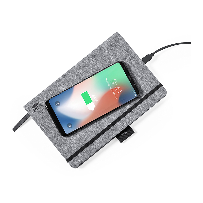 Carnet RPET avec chargeur - image 2