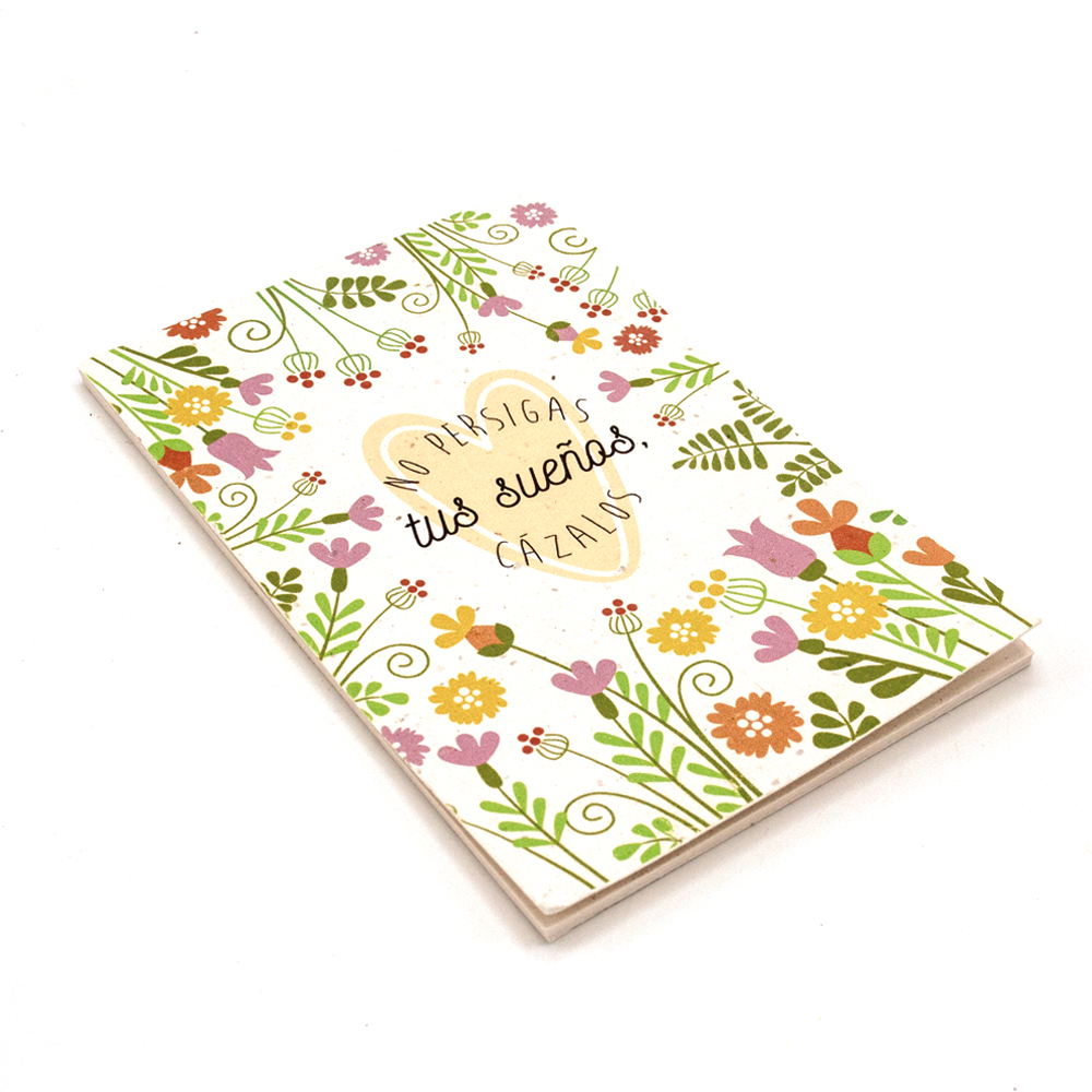 Bloc-notes avec papier plantable