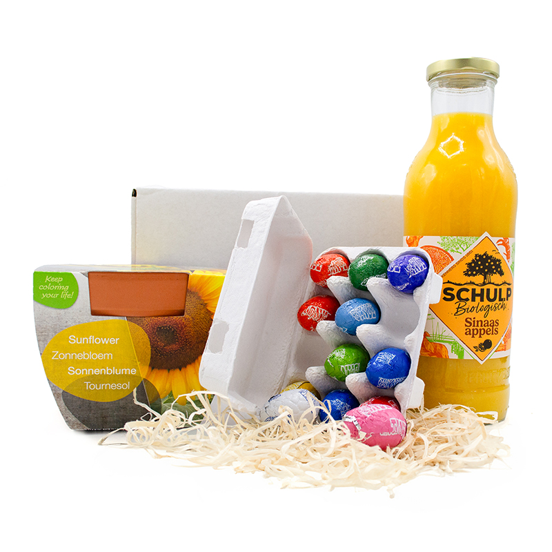 Coffret de Pâques en fleurs