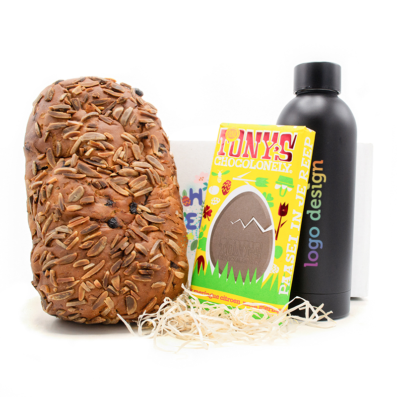 Coffret de Pâques avec bouteille