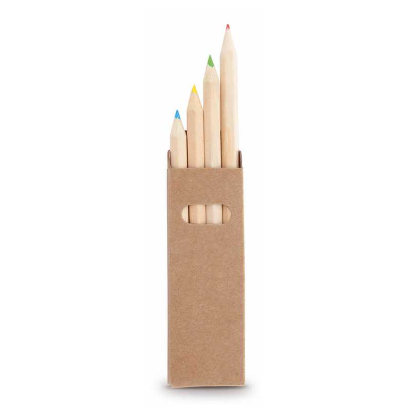 Crayons en bois dans une boîte - image 3