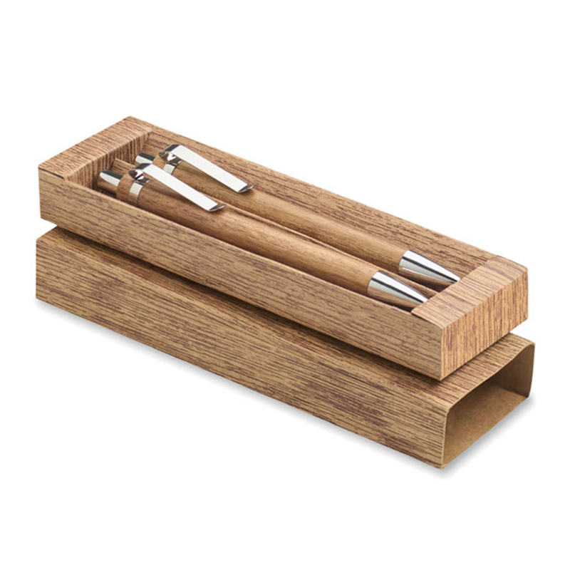 Set de stylos en bois d’acacia - image 3