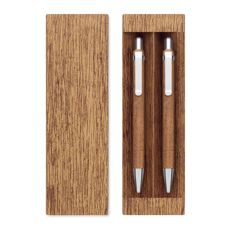 Set de stylos en bois d’acacia - image 4