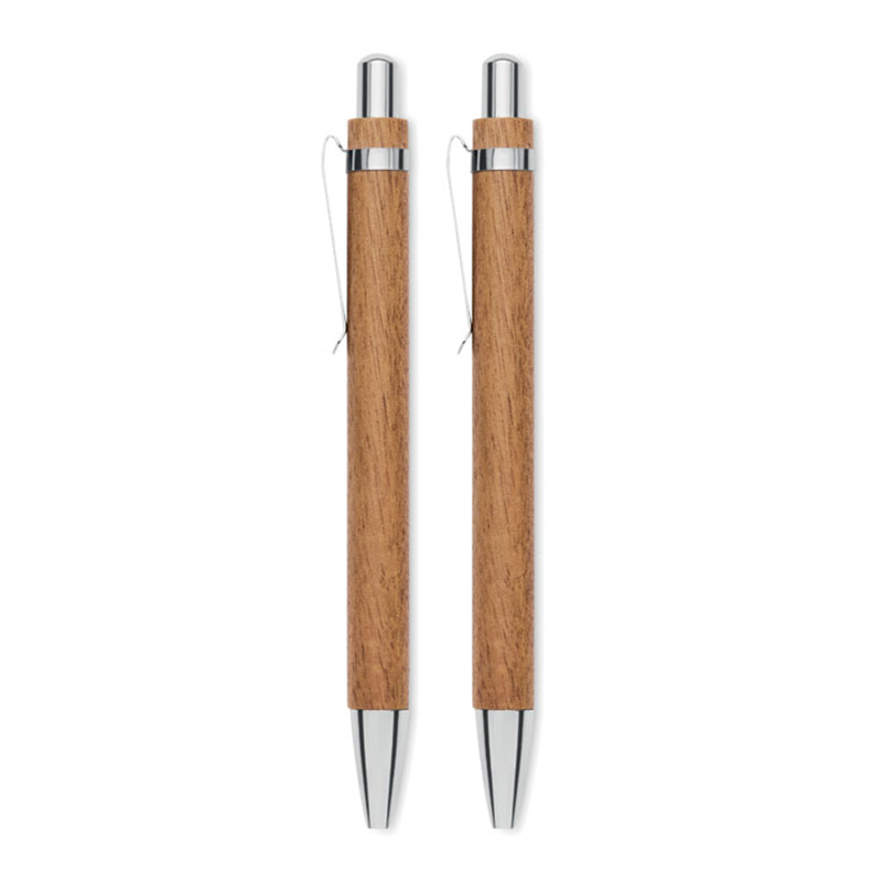 Set de stylos en bois d’acacia - image 2