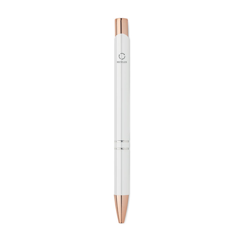 Stylo en aluminium couleur or rose - image 2
