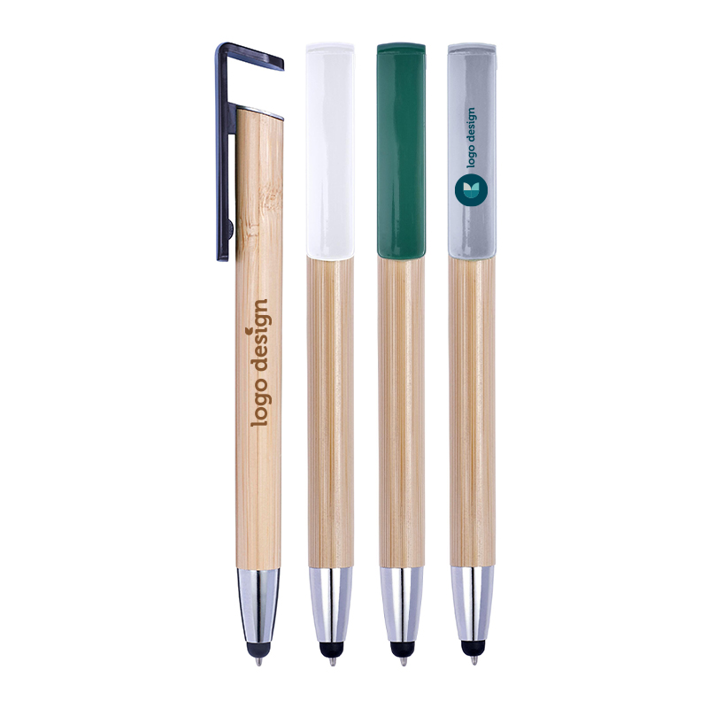 Stylo 2-en-1 en bambou