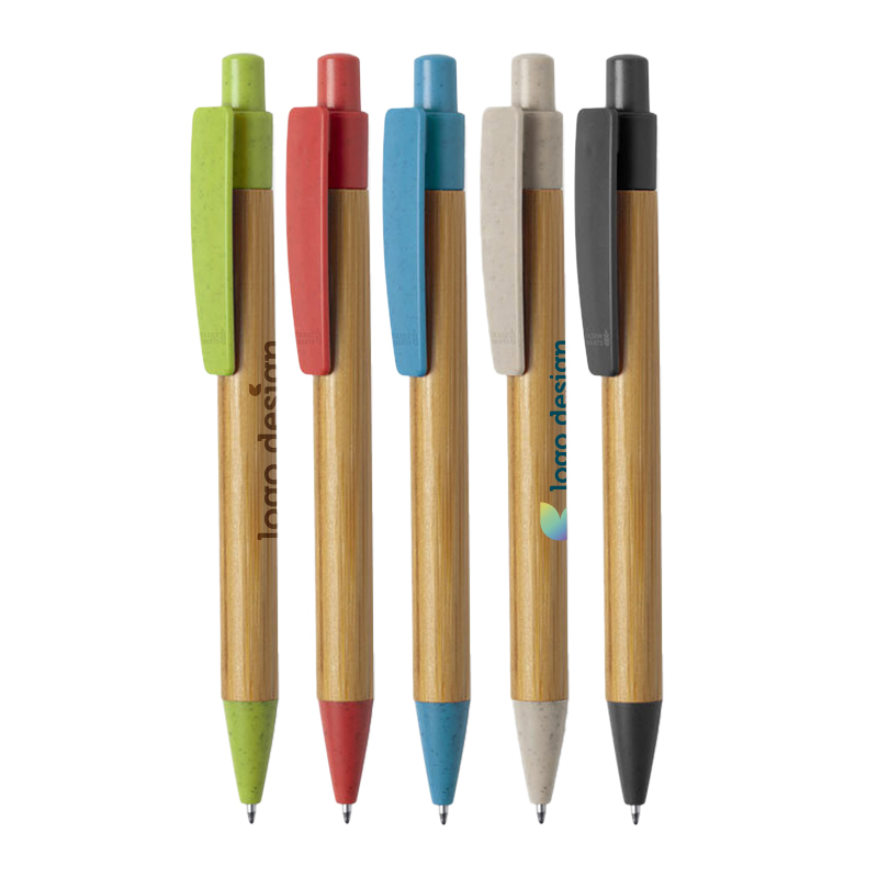 Stylo à bille en bambou
