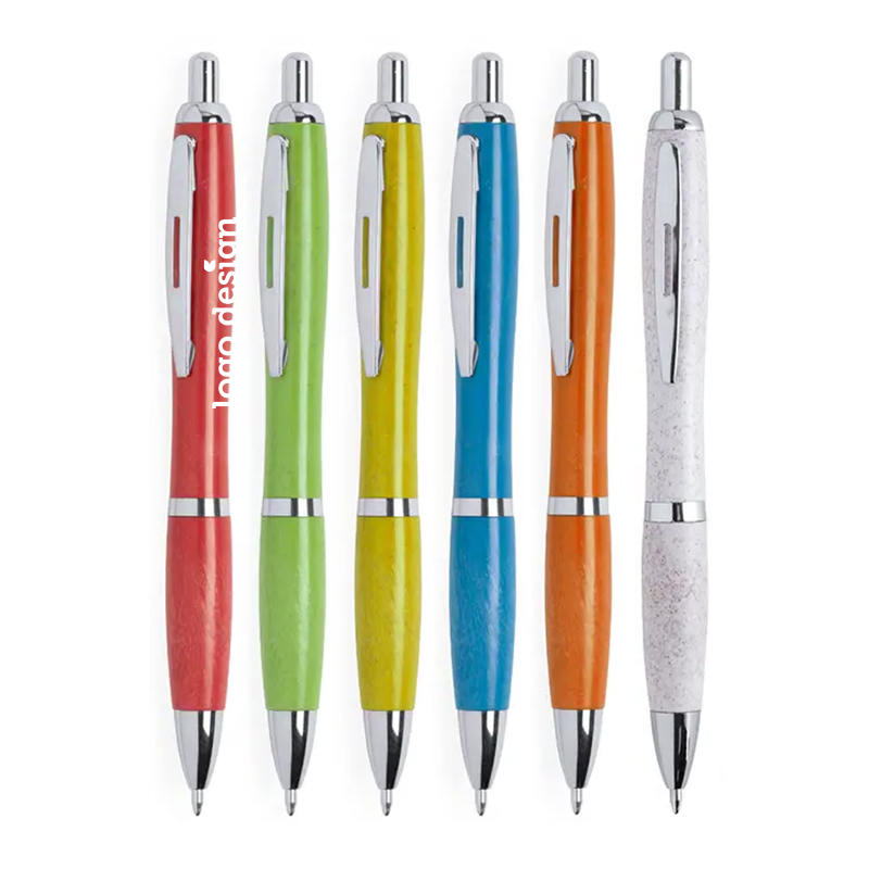 Stylo bille en paille de blé
