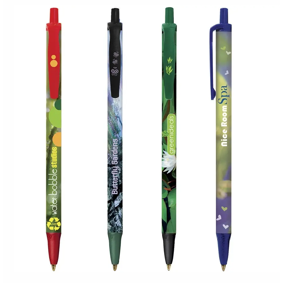 Stylo BIC Clic Stic Ecolutions couleur pleine