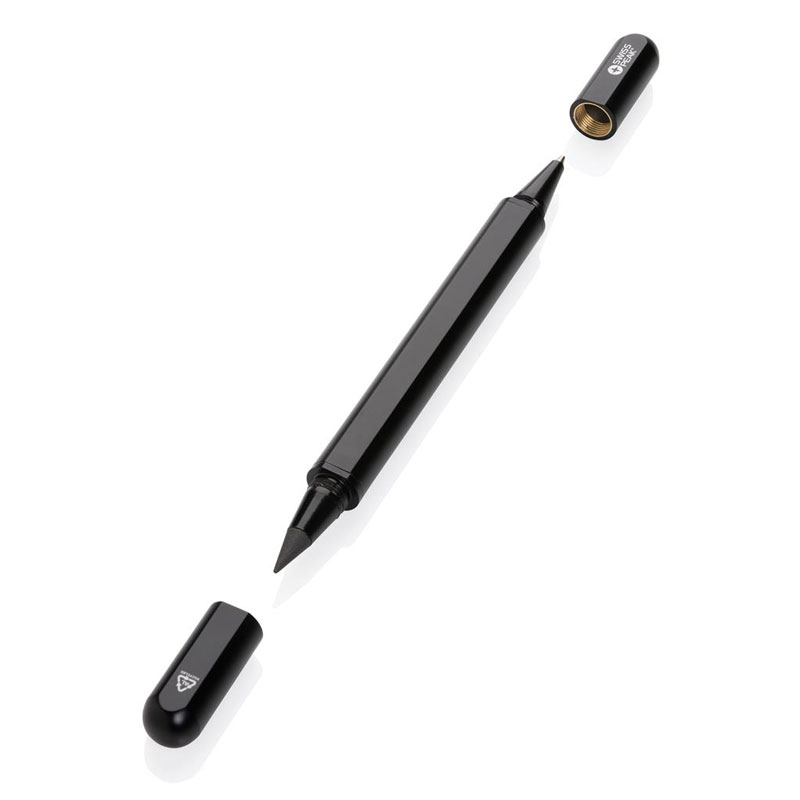 Stylo duo en aluminium recyclé - image 2