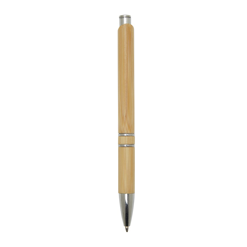 Stylo à bille élégant en bambou - image 2