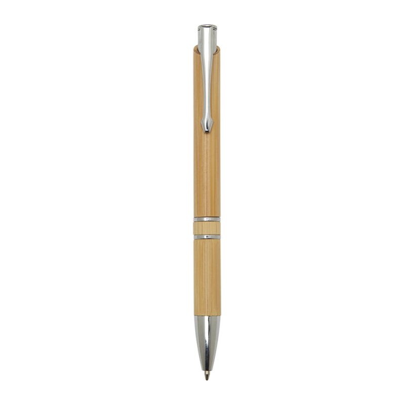Stylo à bille élégant en bambou - image 3