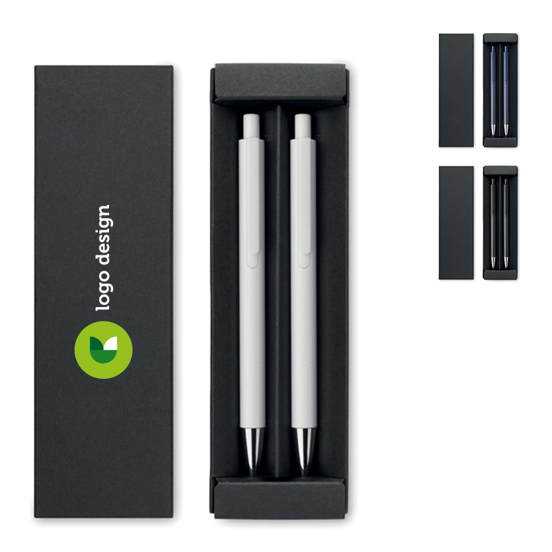 Set de stylos en aluminium recyclé