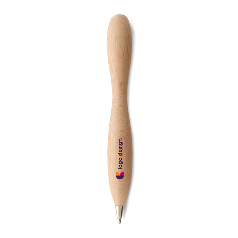 Stylo en bois avec courbure