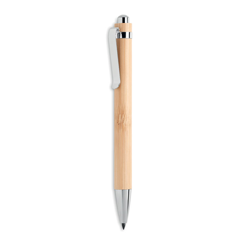 Stylo bille en bambou sans encre - image 2
