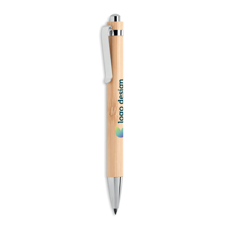 Stylo bille en bambou sans encre