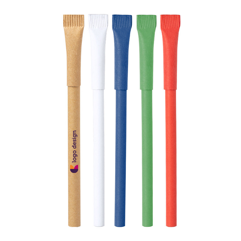 Stylo en carton avec capuchon