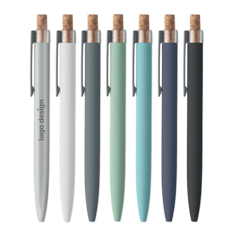 Stylo aluminium recyclé avec liège
