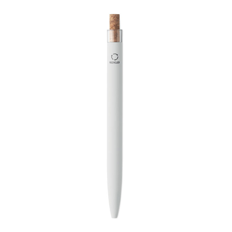Stylo aluminium recyclé avec liège - image 2