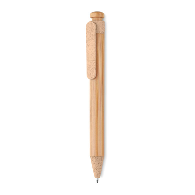Stylo en paille de blé et bambou - image 5