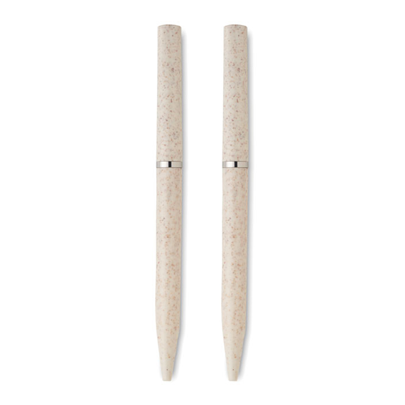 Set de stylos en paille de blé - image 3