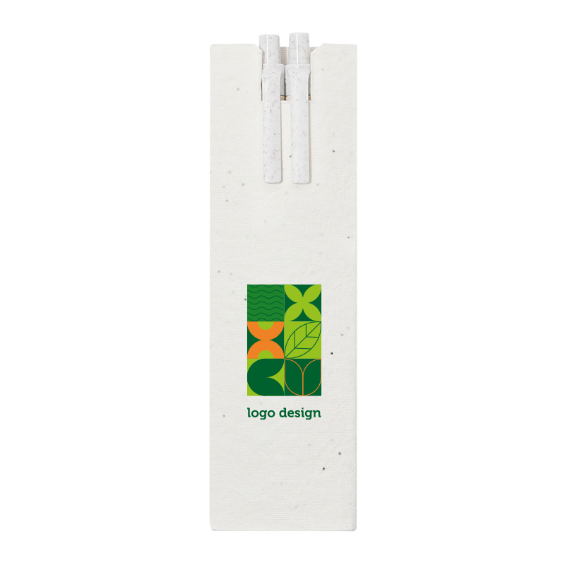 Ensemble d'écriture en cartons de lait