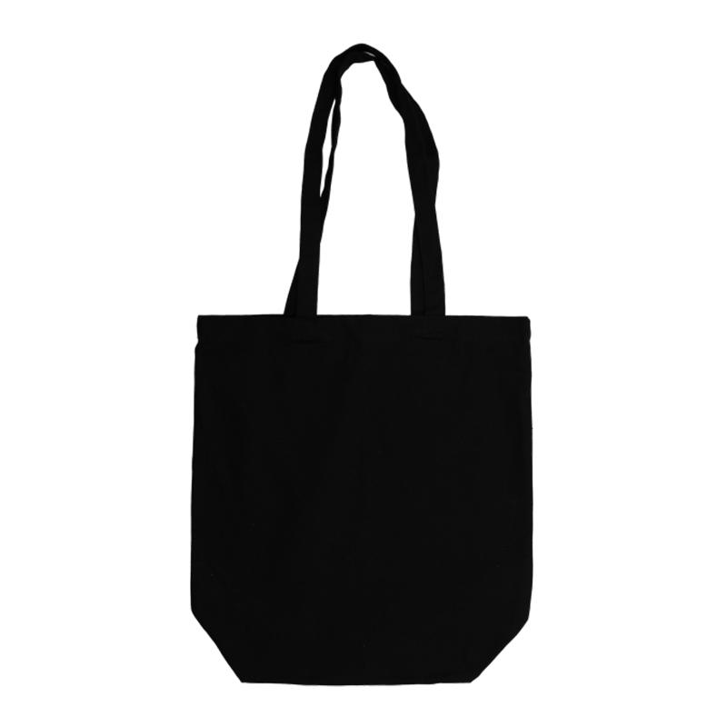Petit cabas en toile noir - image 2