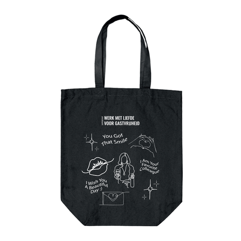 Petit cabas en toile noir