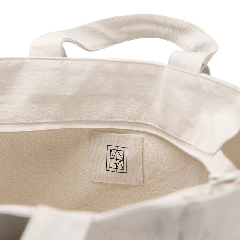 Sac en toile avec fermeture zippée - image 2