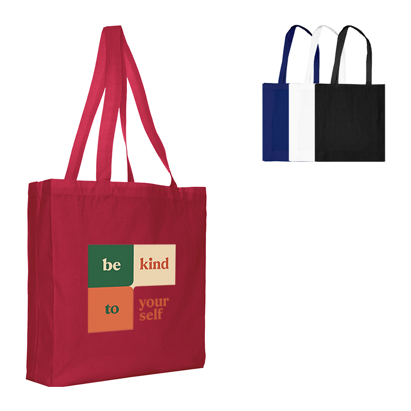 Sac shopper en coton coloré