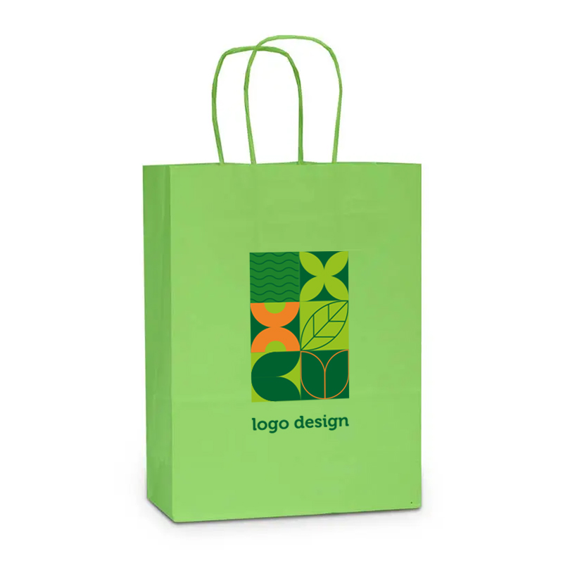 Sac en papier coloré L | 100 gr./m2