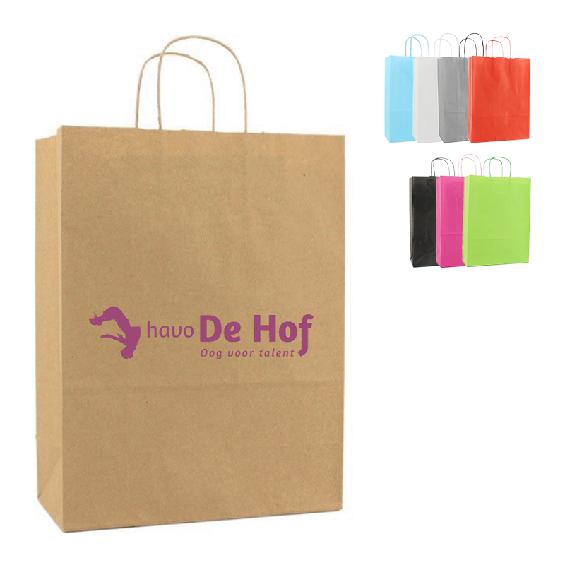 Sac en papier coloré M | 100 gr./m2 - image 2