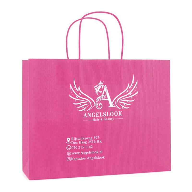 Sac en papier coloré M | 120 gr./m2