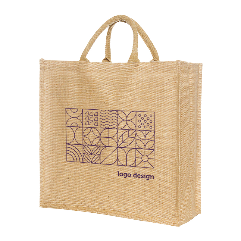 Grand sac shopping en jute