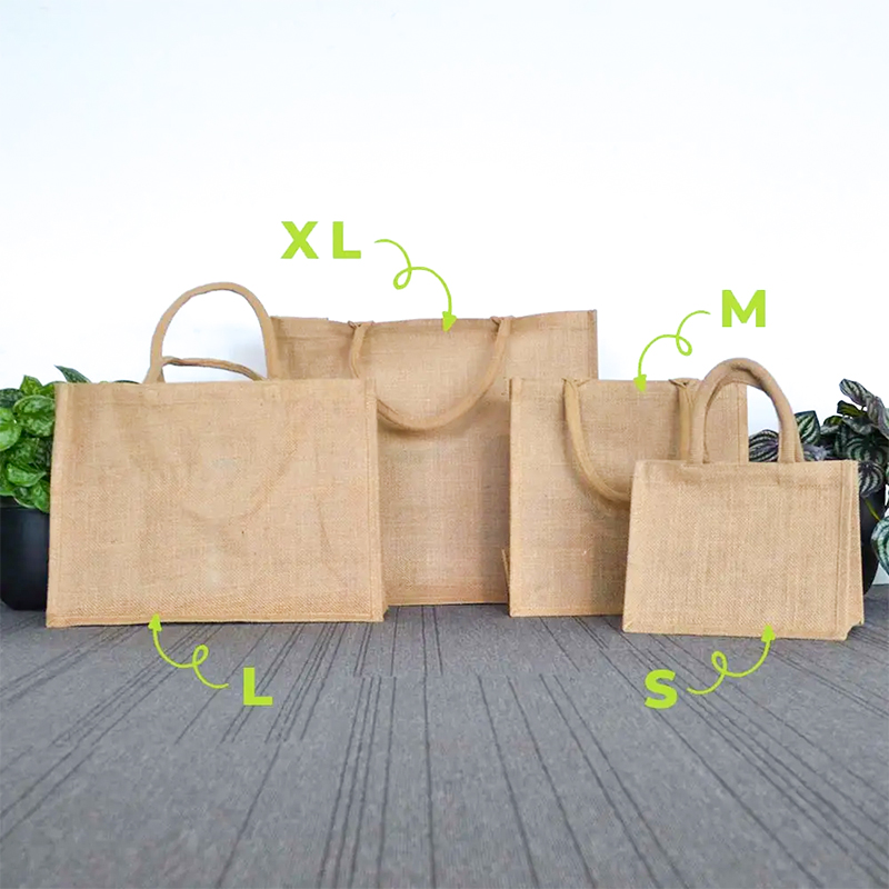 Sac en jute naturel XL - image 2