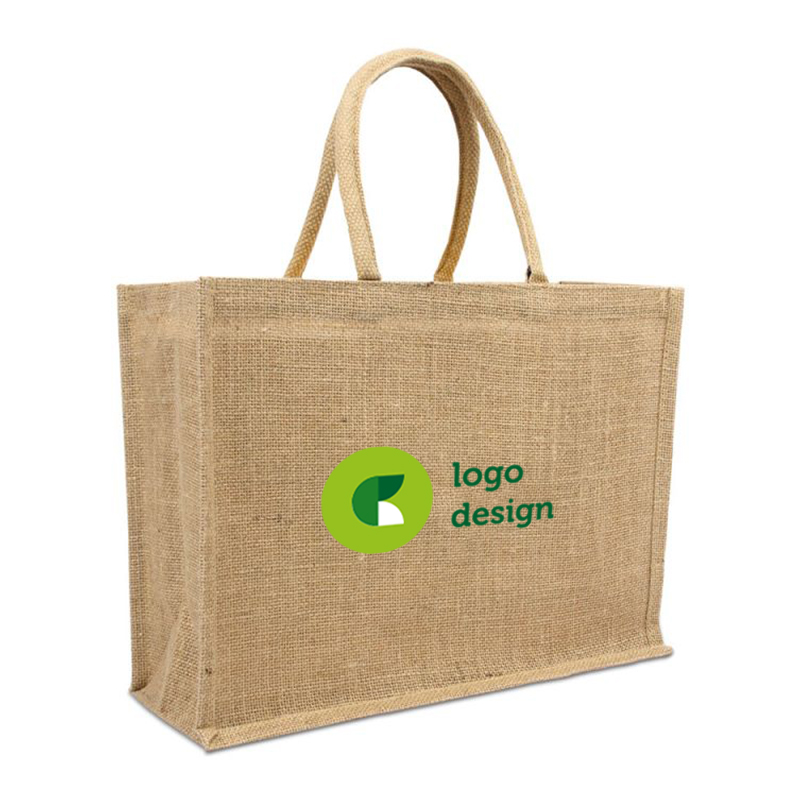 Grand sac en jute naturel