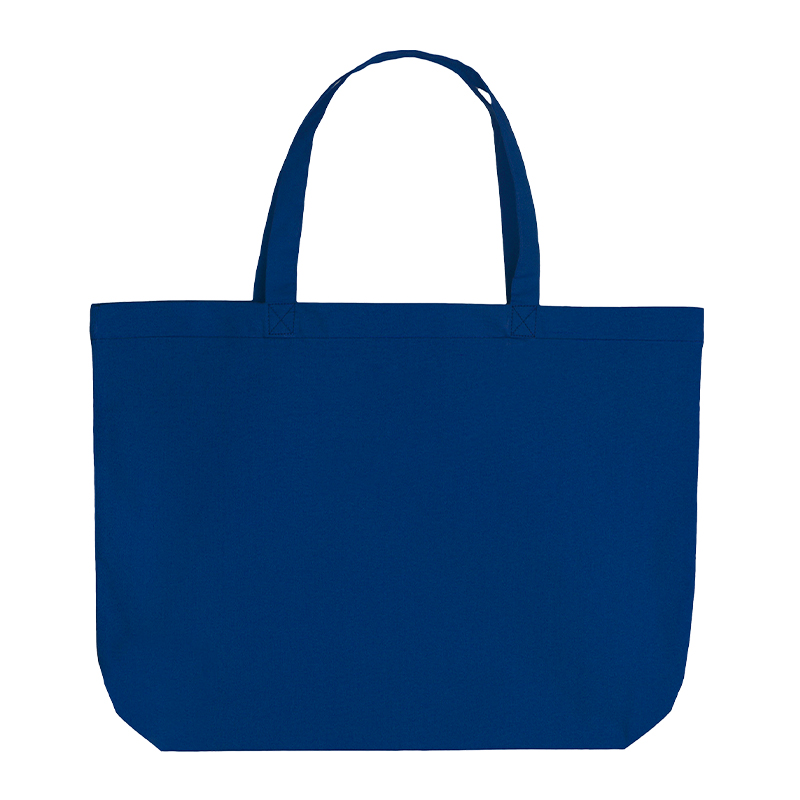 Sac shopper en coton coloré XL - image 2