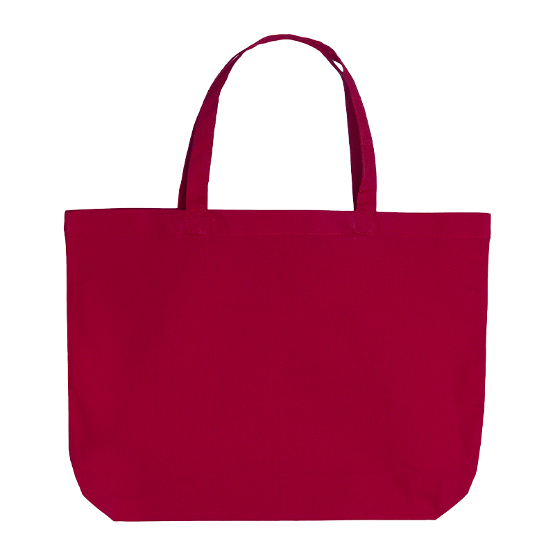 Sac shopper en coton coloré XL - image 3