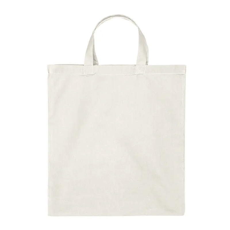 Sac en coton à courtes anses - image 3