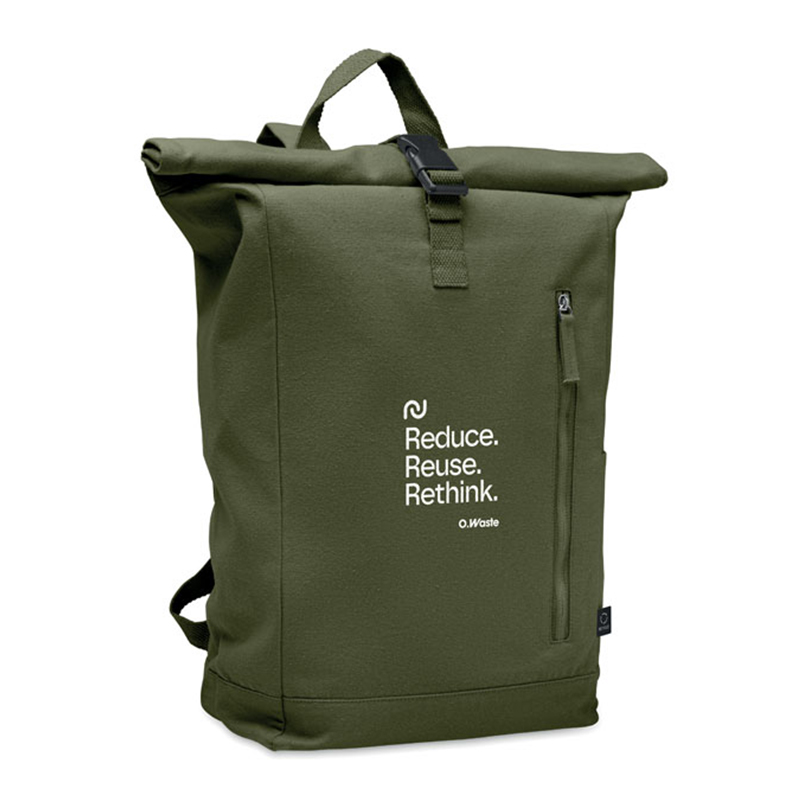 Sac à dos rolltop coton recyclé