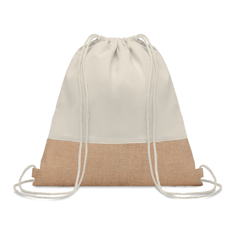 Sac à dos en coton avec jute - image 4