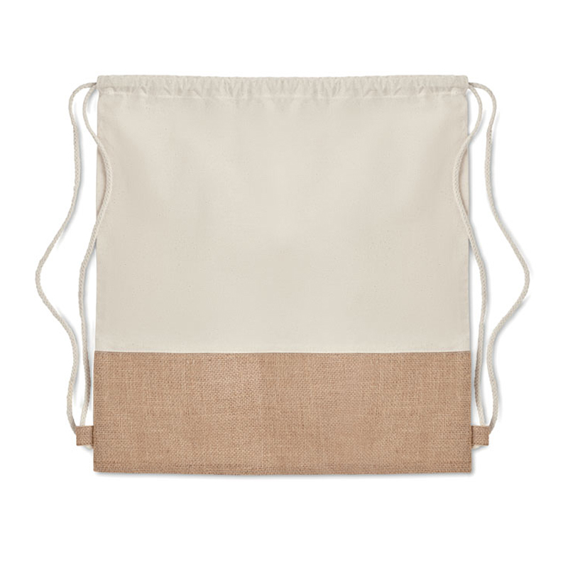 Sac à dos en coton avec jute - image 2