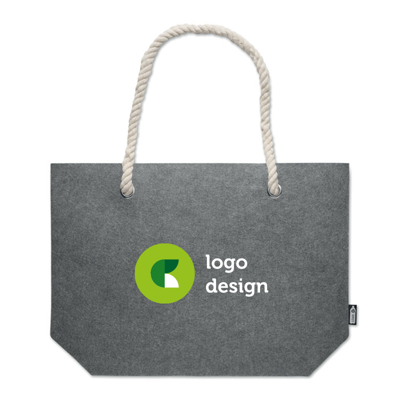 Sac de plage RPET en feutre
