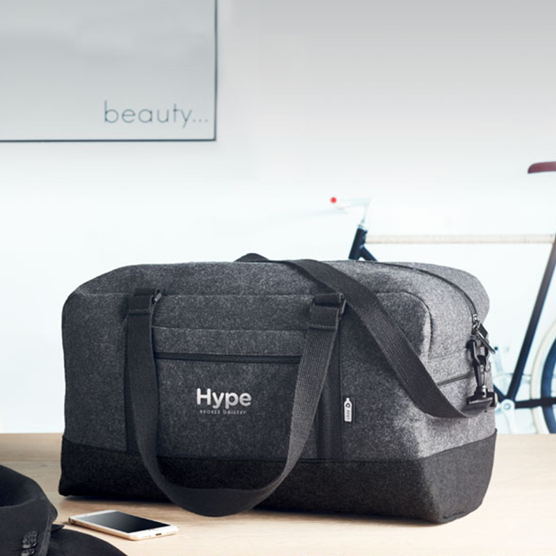 Sac de week-end RPET en feutre - image 6