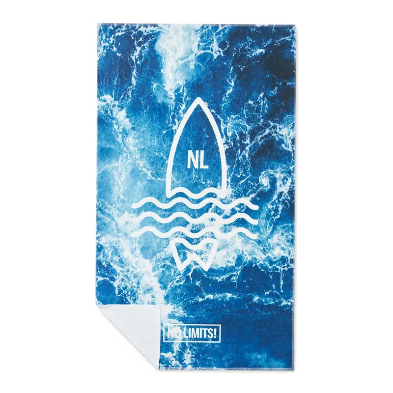 Grand drap de plage en RPET