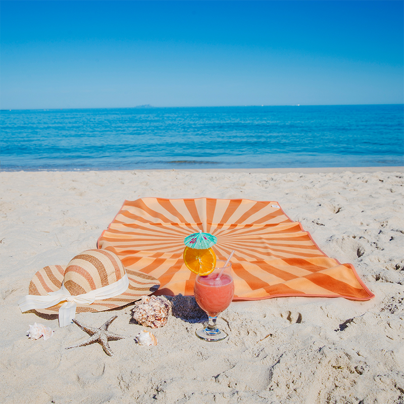 Serviette de plage avec pochette - image 5