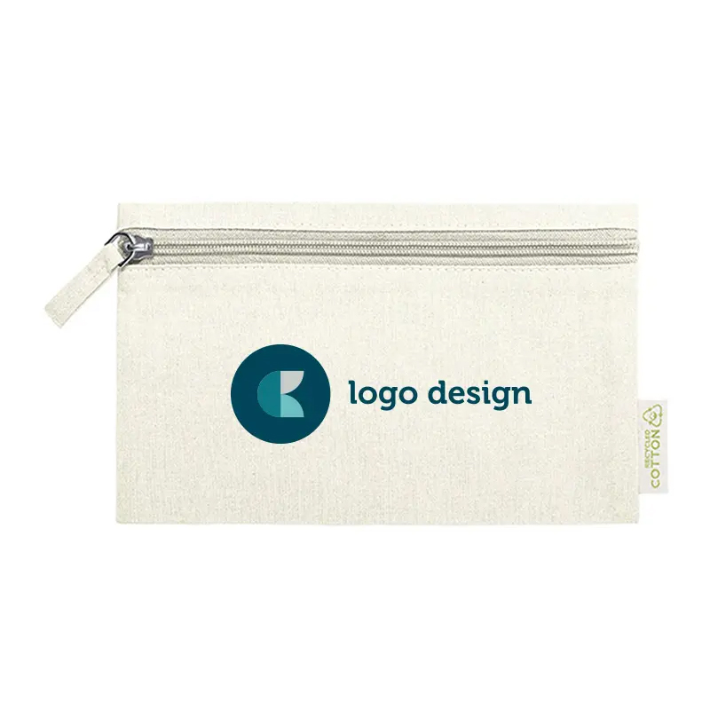 Trousse de toilette en coton recyclé