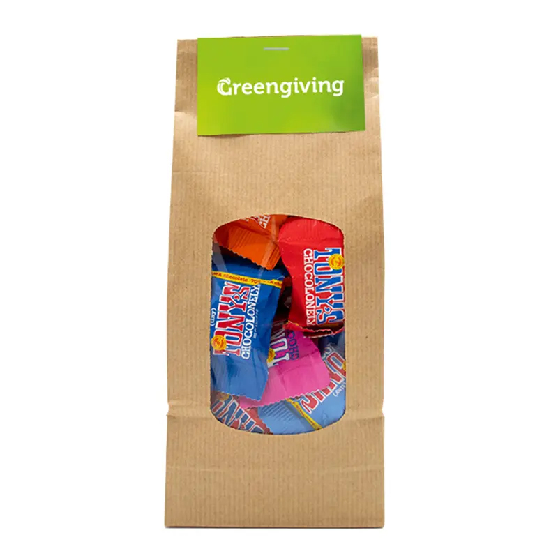 Cadeau sachet avec 25 Tiny Tony's aux saveurs assorties