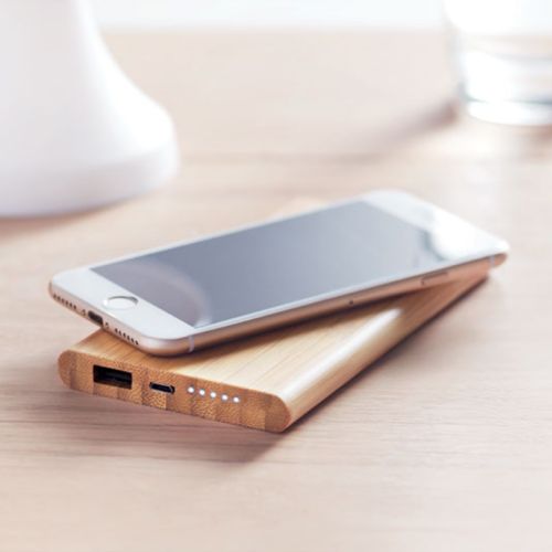 Powerbank en bambou XL - image 4